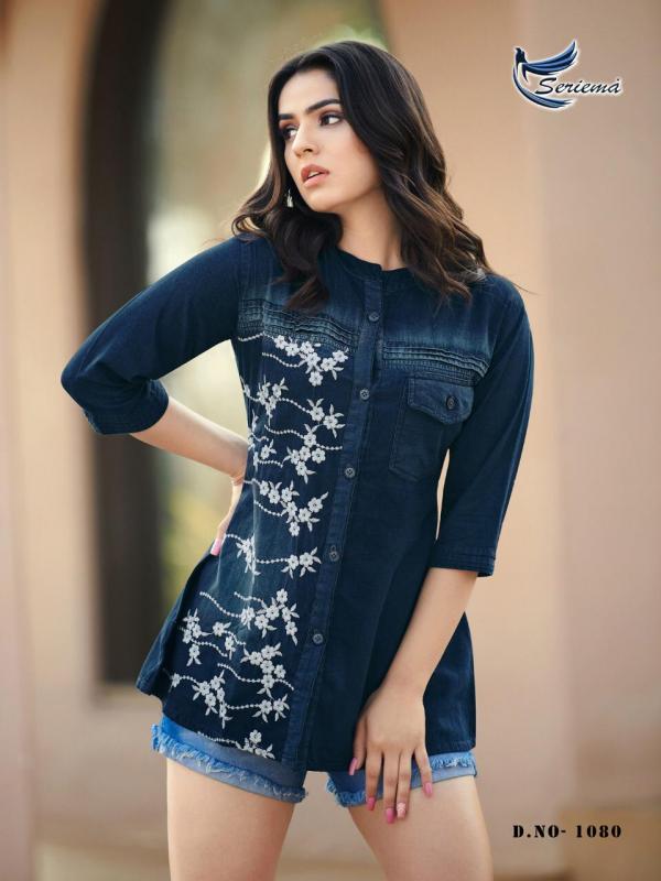 Seriema Kumb Wonder 2 Stylish Wear Denim Top Collection